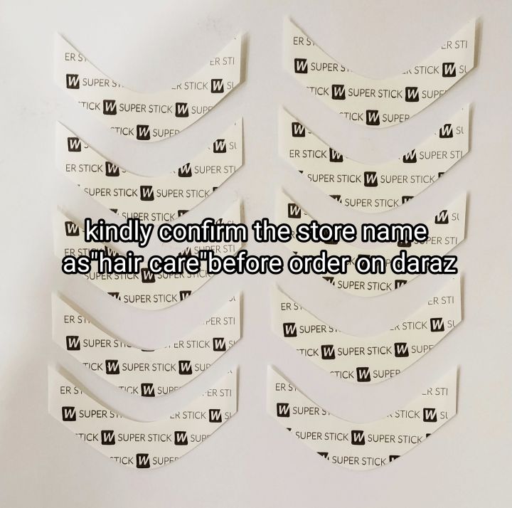 Super stick strips tape by walker tape,25 pieces for hair system/wig.