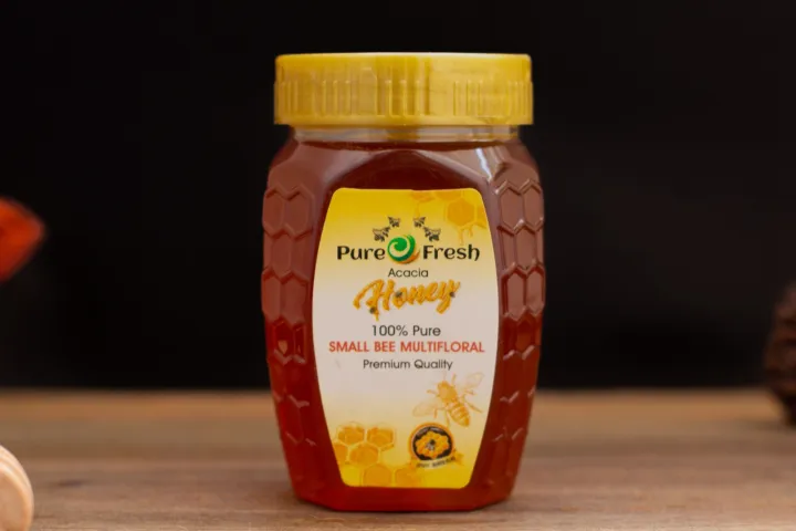 Pure O Fresh Honey Jar - 100% Pure & Raw Natural Honey - 125g / 250g ...