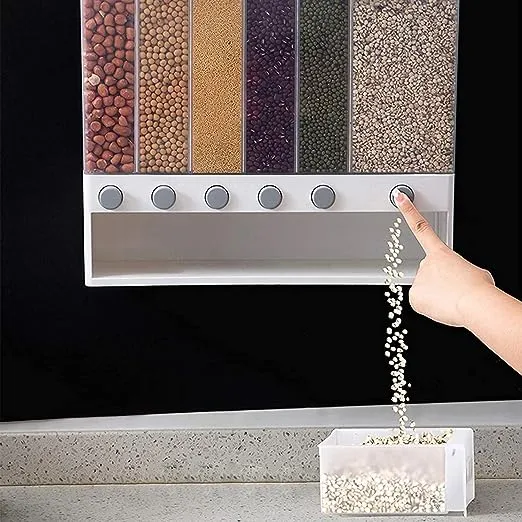 Wall%20Mounted%20Divided%20Rice%20and%20Cereal%20Dispenser%206%20Moisture%20Proof%20Plastic%20Automatic%20Racks%20Sealed%20Food%20Storage%20Box%20-%20Image%203