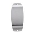 Silver Vintage Jazz Bass Pickup Cover. 