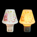 Techmanistan Random Color/Design - Plug-in Ceramic Lamp Night Light, Ceramic Night Light Saving Lamp Electric Plug Wall Lighting, Ceramic Night Light. 