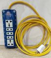 5 ports Wall Mount Multi socket power electric extension board. 