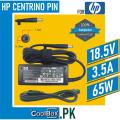 HP Original 65W 7.4mm Smart Pin Adapter Charger for Laptops. 