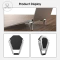 Vocoal Laptop Stand Adjustable Cooling Bracket Metal Foldable Laptop Holder Shield Shape Laptop Stand Heat Dissipation Holder Mini Portable Tilting iPad Notebook Holder Non-slip Laptop Stand. 