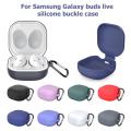 Anti-shock Silicone Soft Protective Case With Hook For samsung galaxy Buds Live. 