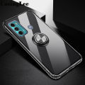 Casinglee For Motorola G60 Case Clear Transparent Airbag Protector Shockproof Car Magnetic Holder Ring Back Cover Moto G60 Phone case For girls and Boys. 