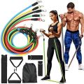 Power Resistance Bands for Workout for Women & Men (11pcs), Physical Therapy, Strength Training, Exercise Bands for Home and Gym Workouts. Perfect Resistance Band for Exercise and Muscle Building. 