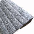 Techmanistan 3D Brick Wall Sticker Self-Adhesive Foam Wallpaper Panels, Wall stickers, Brick stickers, Wall decor. 