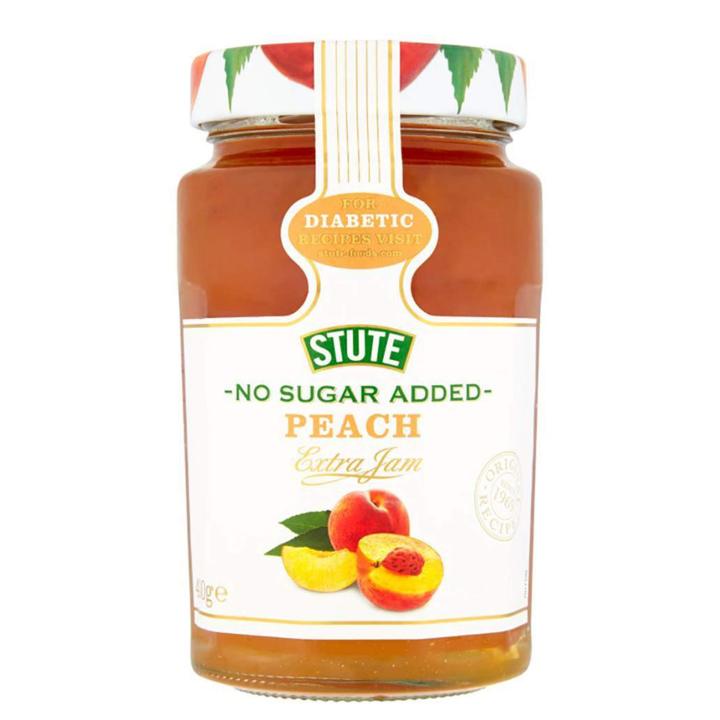 Stute%20Diabetic%20%20Foods%20No%20Sugar%20Added%20Peach%20Extra%20Jam%20430g%20-%20Image%202
