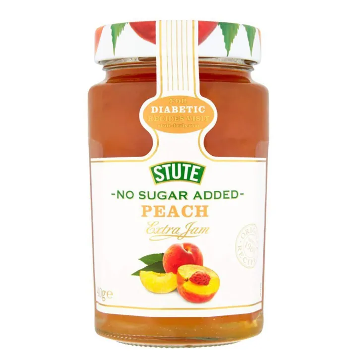 Stute%20Diabetic%20%20Foods%20No%20Sugar%20Added%20Peach%20Extra%20Jam%20430g%20-%20Image%202