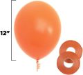 Orange Balloons - Orange Color Latex (10, 25, 50 and 100) Pieces. 
