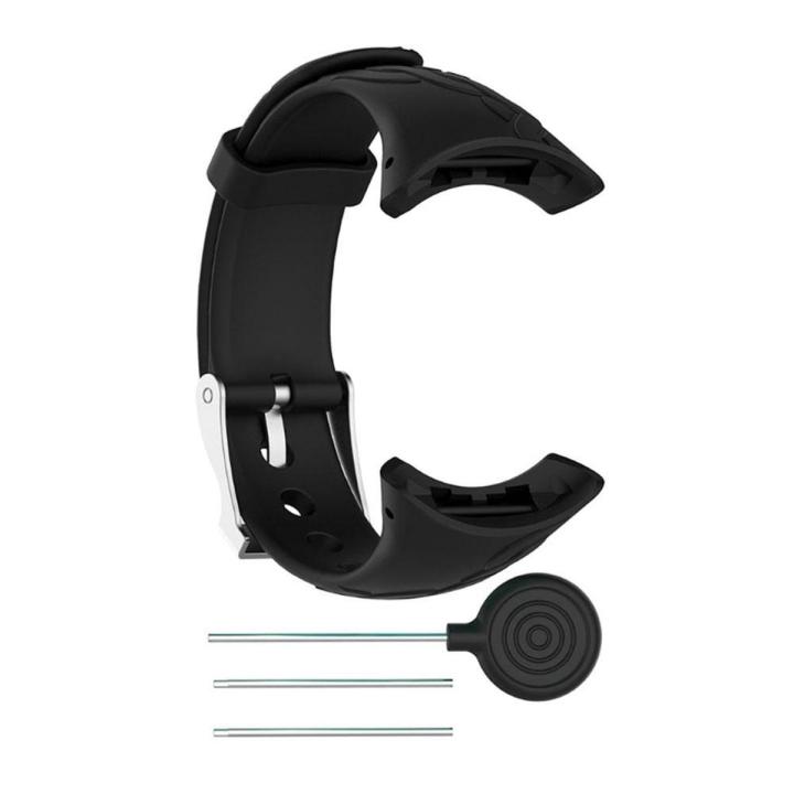 Dark blueReplacement Wristband Silicone Strap for SUUNTO M1 M2 M4 M5 Series Fitness Watch