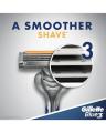 Gillette Blue 3 System Shaving Razor Carts 3s. 