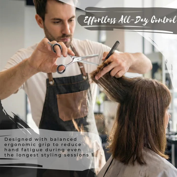 OCBA%20Professional%20Hairdressing%20Thinning%20Teeth%20Scissor%20for%20Texturizing%20&%20Styling%20Stainless%20Steel%20with%20Removable%20Finger%20Ring%20for%20Barbers%20Hair%20Cutting,%20Salon,%20Children,%20Men%20&%20Women%20-%20Image%205