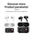 A9 pro Touch Screen Airpods Pro - ANC/ ENC Wire Less Earbuds With Bleutooth 5.0, LCD Display, Air pods With Touch Screen, airpods for ios and android. 