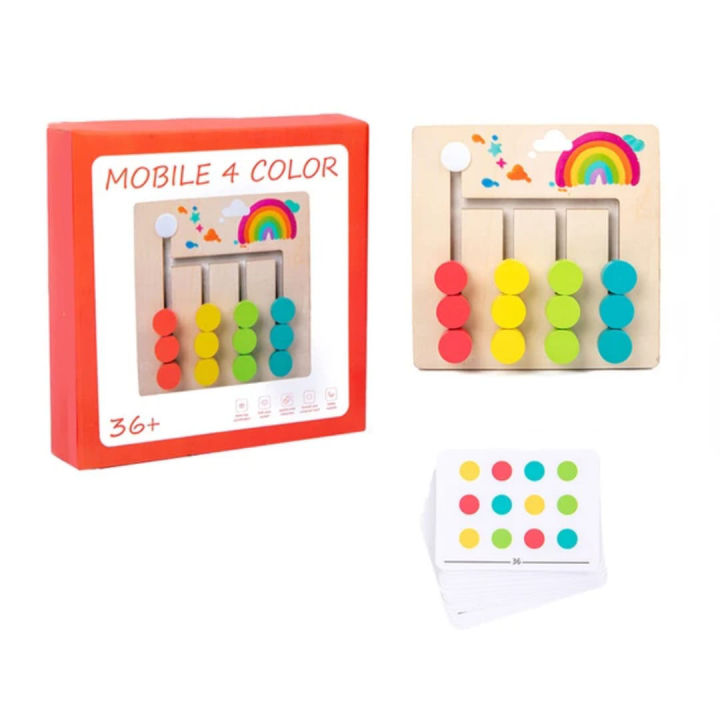 Color Sorting Toys - Toy - Baby Toys - Learning Toys For Kids - Toddler Toys - Montessori Toys - Educational Toys - Cognitive Matching Toys Colorful - Busy Board For Kids - Baby Learning Toys - Challenge Game For Toddlers - Gift For Kids