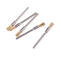 5pcs 3mm*5mm Shank Polishing Brass Wire Wheel Brushes Rotary Cleaning Tools Podazz. 