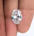 White Diamond cut Zircon Gemstone – Crystal White Gemstone. 2 gram. 