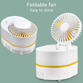 3 Speeds Portable LED Foldable Rechargeable Mosquito Killer Lamp USB Desktop Fan Insect Trap Light. 