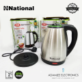 Imported Electric Kettle - 2L, 1500W, Global star National Certified, Stainless Steel with Advanced Automatic Switch for Rapid Boiling and Safety quick boiler kettle for tea. 