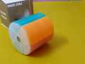 Rubiks Cube Cylinder-with Star Shape up side- A Challenging Clinder Cube With All New Attractive Colour "Frosted Inside" Sleek Design Light weight 88 Gm Smooth Turning. 