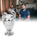 Mini Champions League Cup Metal Champions Trophy Ornament for Fans Home Bookshelf. 