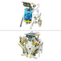 STEM Solar Robot Kit for Kids 14-in-1 Educational Toy Creation Science Toy Solar Power Building Kit DIY Assembly Solar Operated Robotic Set for Kids Teens and Science Lovers. 