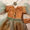 Baby suit baby dress for party wear fancy organza banarsi suit for baby girl Ak25 for women. 