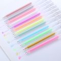 12 color high-gloss pastel pen, student handwriting pen, black cardboard, color writing pen, highlighter, drawing pen, marker pen. 