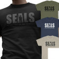 NEW Navy Seals Motto T-Shirt - The Only Easy Day - US Special Forces S-3 XL. 