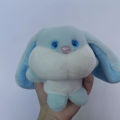 Children's cute plush toys, rabbits, big ears, rabbits, ragdolls, easy to clean, keys, pendants, dolls. 