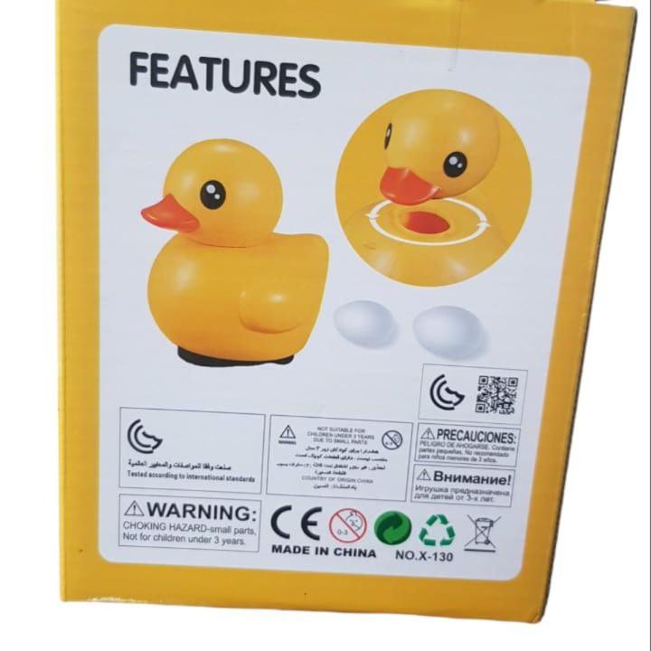 Duck Laying Eggs Bump & Go Battery Operated Toy (X-130)