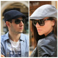 Summer Sports Beret Caps for men Women Fashion Cotton flat cap Outdoor Hats brand Sun Hat. 