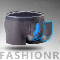 Soft Boxer Briefs Breathable Men's Underwear with U Convex Support Moisture-wicking Fabric Perfect for Daily Wear Men Boxers Underwear. 