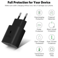 Samsung 25W, 35W DUO, 45W, Super Fast Charger USB PD Charger For Samsung Galaxy S22 Ultra 5G Note 10, Note 10 Plus 5G, Note 10 Lite, S10 5G, S20, S20 Plus, S20 Ultra 5G, S20 FE 5G, Note 20, Note 20 Ultra, S215G, S21 Plus 5G, S21 Ultra 5G Lot. 