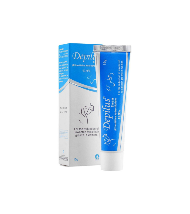 DEPILUS%20Cream%20(Eflornithine%20Hydrochloride%2013.9%25)%2015g%20%7C%20Mother%20cream%20-%20Image%202