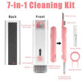 Mini Portable Multi-Functional 7 In 1 Cleaning Tool Kit For Keybaord, Mobile, Earbuds. 