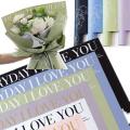 55*55cm Flower Wrapping Paper DIY Waterproof Bouquet Gift Wrapping Material Paper Bouquet Packaging Paper Florist Supplies. 