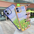YIWESAN Case For vivo y12s Case Oil Painting Green Grass Thin Shockproof Square Edge Silicone Casing Full Lens Cover Camera Protect Cases Softcase. 