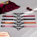 Super Choker Collar Double Layer Fashion Hip-pop Love Heart Choker Necklace. 