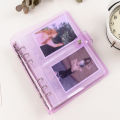 Photo Album 200/100 Pockets Jelly Color Card Holder Transparent Photo Holder Card Bag 3/5 inch Large Capacity Business Card Bag. 