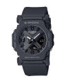 Casio G Shock GA-2300 Series Round Black Resin Analog+Digital World Time, Stop Watch, Timer, Alarm, Double LED Light, Calendar, Multi-Function Black Resin Strap Watch-GA-2300-1ADR. 