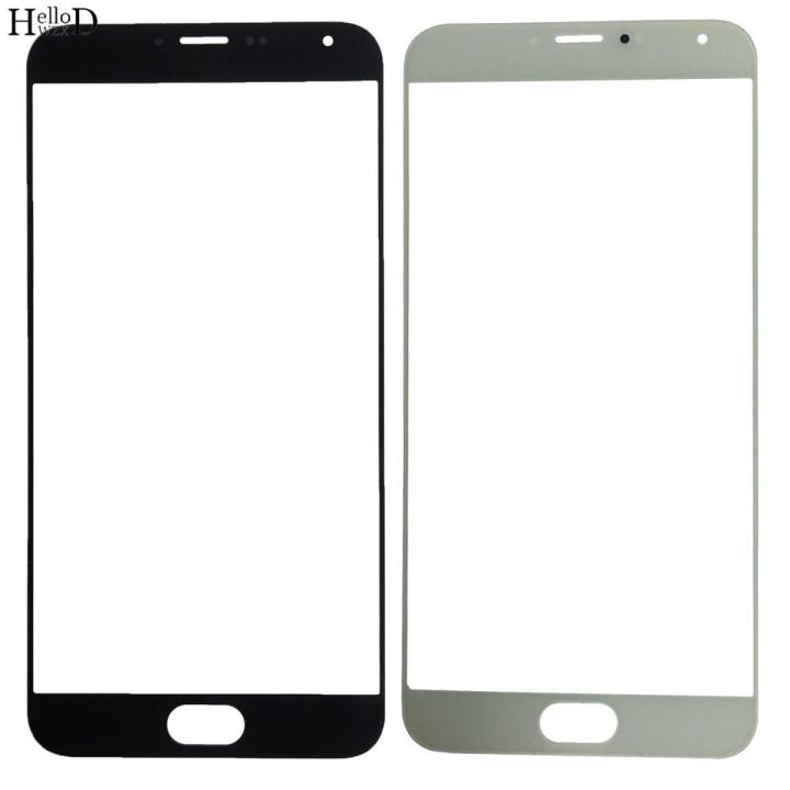 Mobile Front Glass Panel For Meizu MX5 Phone Outer Screen Glass Lens LCD Outer Glass Replacement Repair Part With OCA Glue