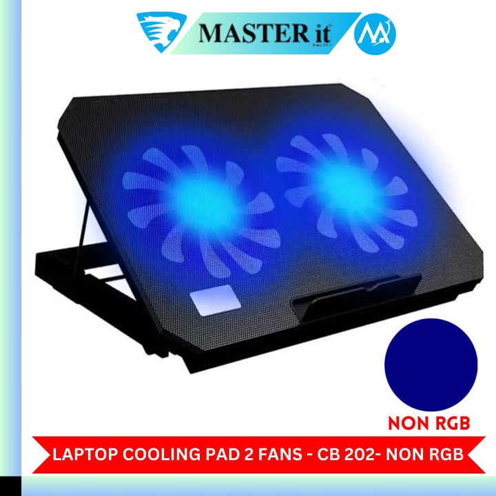 Laptop%20Cooling%20Pad%20Dual%20Fan%20With%20RGB%20Lights%20-%20Cooling%20Stand%208%20Fan%20With%207%20Gear%20To%20Adjust%20Height%20-%20For%20Upto%2020"%20Laptops%20-%20USB%20Powered%20Connection%20-%20Image%209