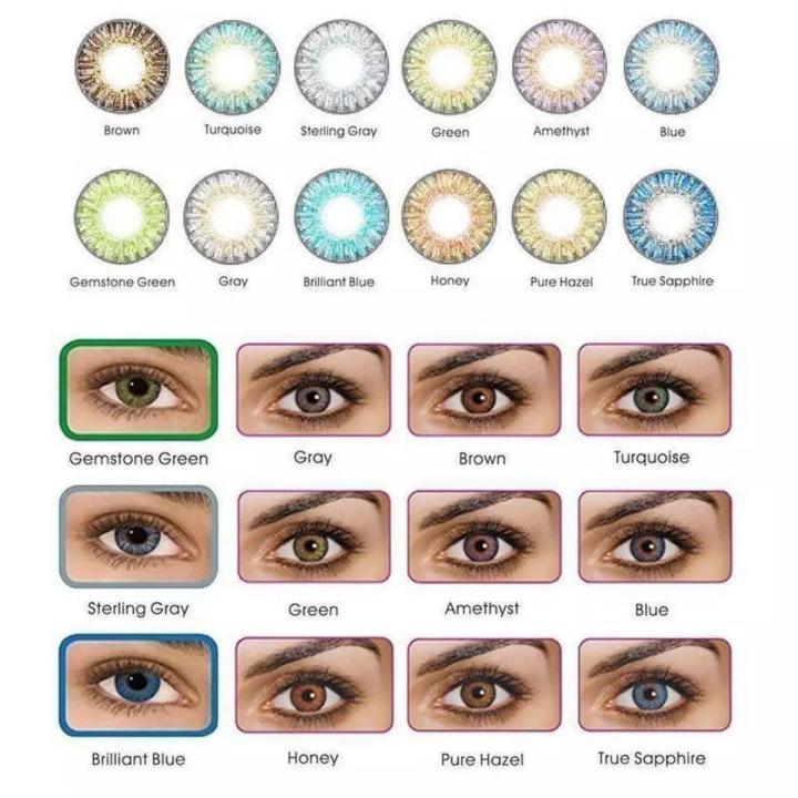 Eye Lens Event 3 Tone Contact Lenses For Girls Grey with free kit