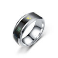 Temperature Ring Titanium Steel Emotion Feeling Intelligent Sensitive Rings for Women Men Waterproof Jewelry. 