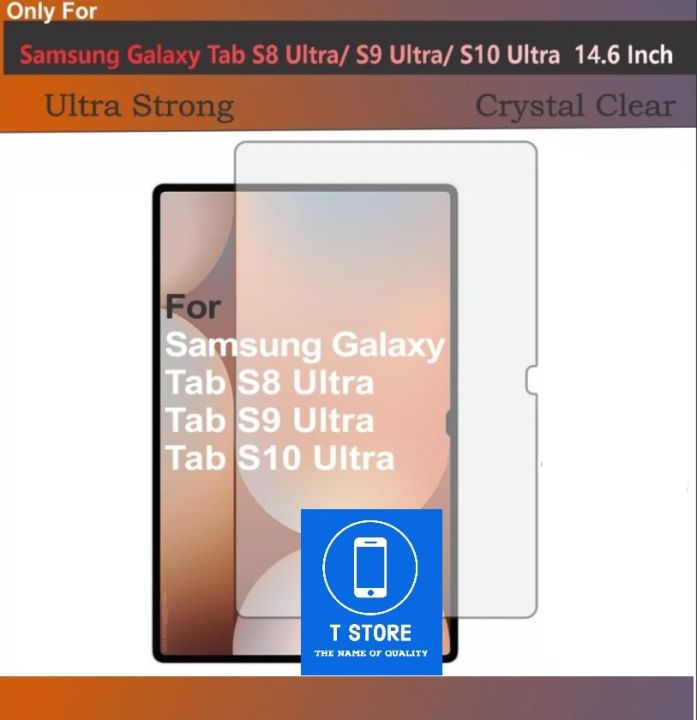 Screen Protector For Samsung Galaxy Tab S10 Ultra S9 Ultra S8 Ultra 14.6 Protector Tempered Glass Tempered Glass Guard for Galaxy Tab S10 Ultra 2024 /Samsung Galaxy Tab S8 Ultra / Tab S9 Ultra / Tab S10 Ultra (14.6 Inch) ( SMX900/SMX906/SMX910/SMX91
