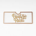 Premium Acrylic Design Baat Pakki Acrylic Envelopes. 