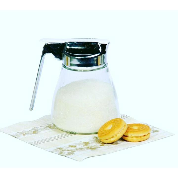 Sugar Dispenser With Chrome Coating Lid - ( A-E )