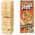 Classic Jenga Wooden Stacking Tower Board Game for Kids & Adults. 